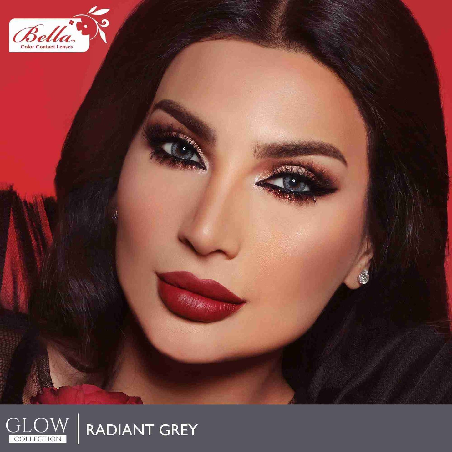 Glow Radiant Gray - Bella Contact Lenses Oman